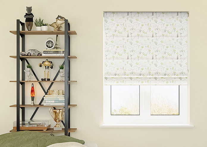 Dino Park, Forest - Motorised Roman Blind - Image 3